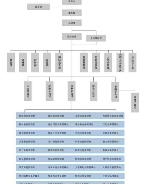中油財務(wù)有限責(zé)任公司的內(nèi)部結(jié)構(gòu)